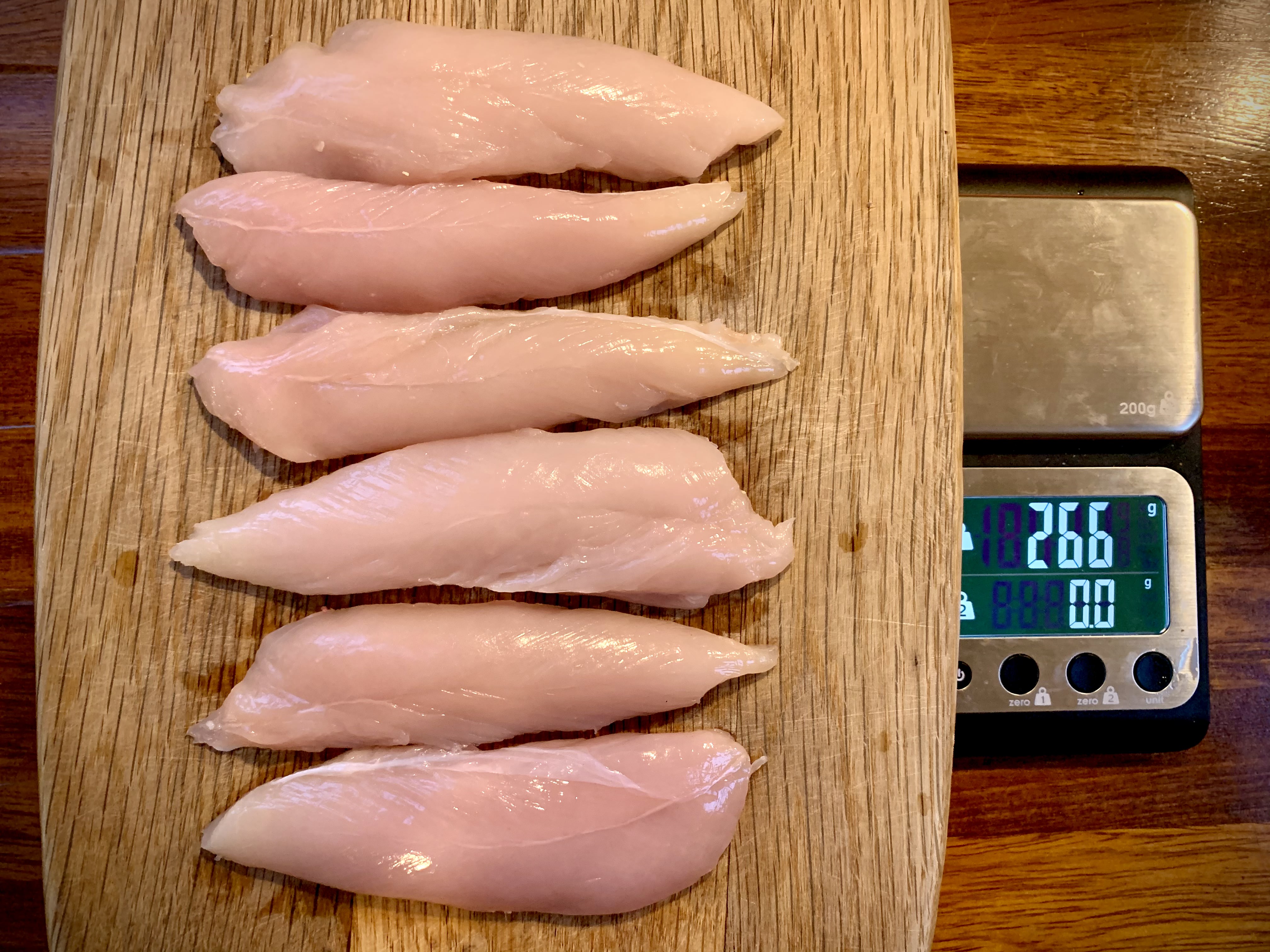 Chickin mini breast fillets 0.266Kg