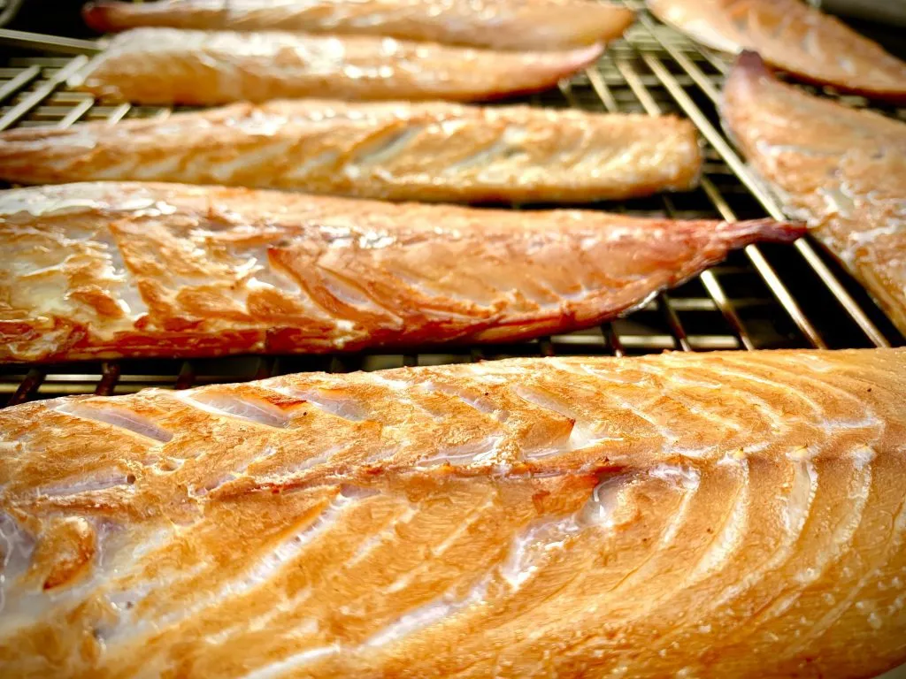 Brown Sugar Brined Hot Smoked Mackerel