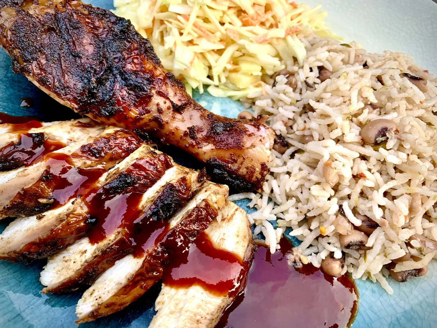 Rum Brined Smoked Jerk Chicken