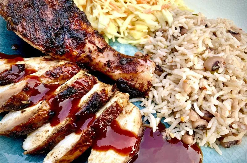 Rum Brined Smoked Jerk Chicken