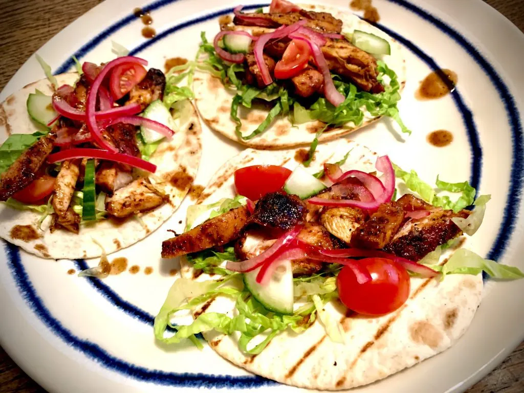 Smokey Coffee Chipotle Chicken Tacos