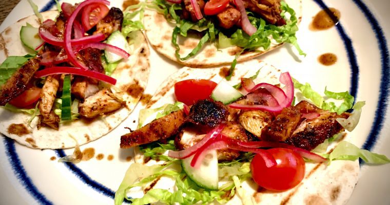 Smokey Coffee Chipotle Chicken Tacos