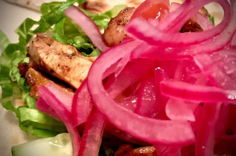 Sweet Lime Pickled Onions